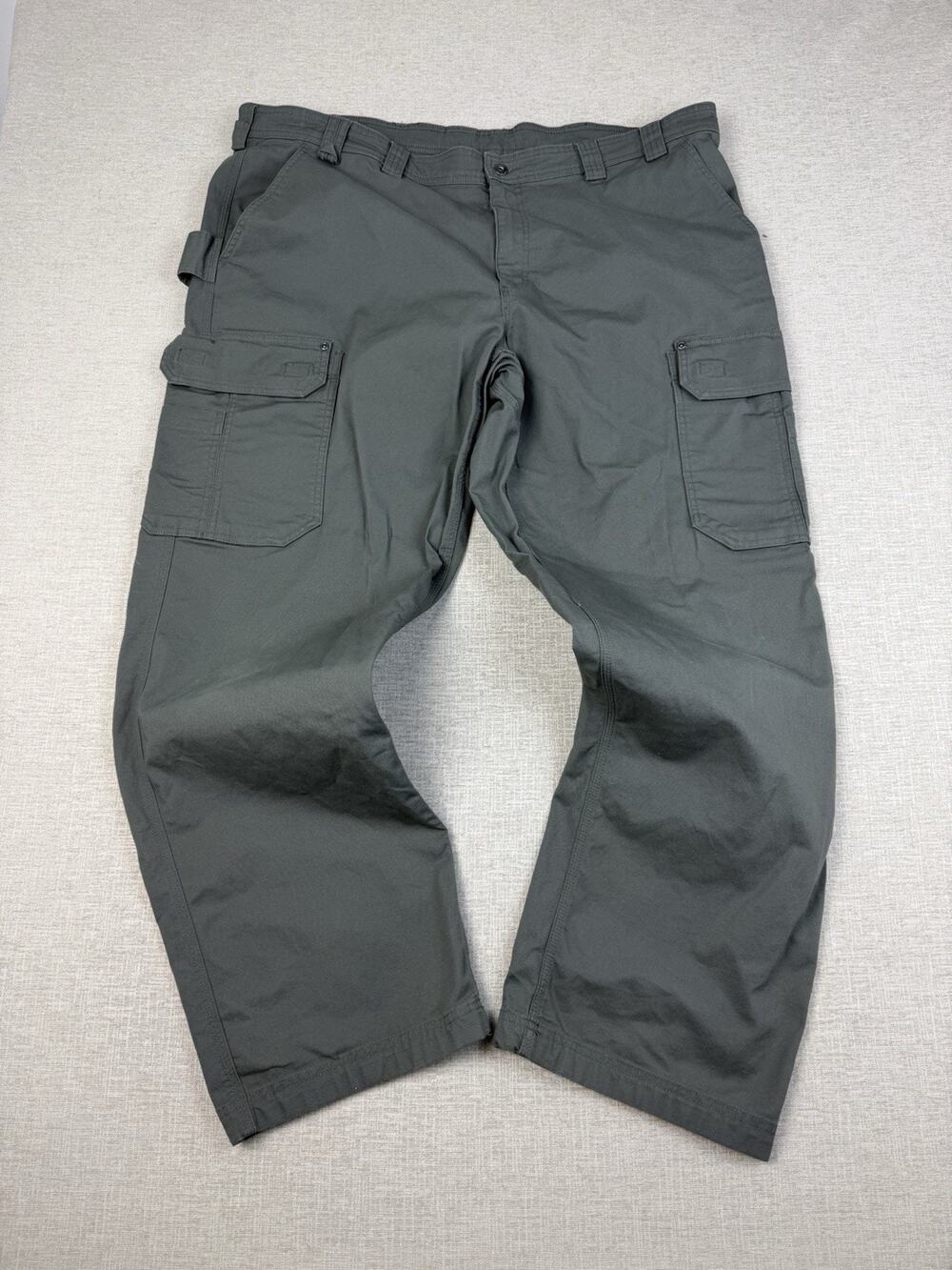 Duluth Trading DuluthFlex Fire Hose Cargo Pants Men’s 46x34 Gray Relaxed Fit